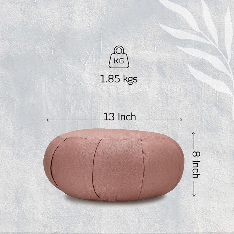 Cotton Meditation Cushion | Zafu Cushion | Round | Sage Green