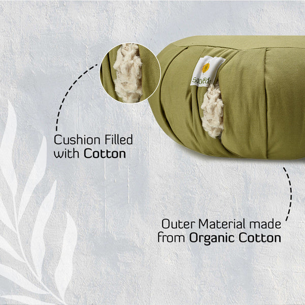 Cotton Meditation Cushion | Zabuton Cushion | Navy Blue