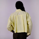 Cotton Crop Shirt | Yellow