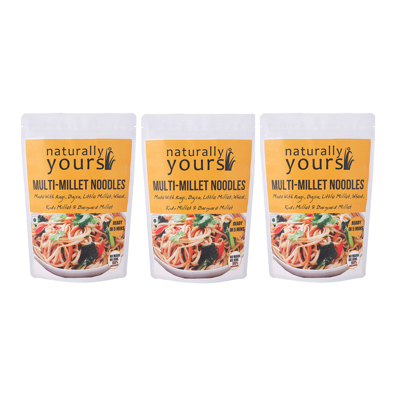 Multi Millet Noodles | No Preservatives | 180 g | Pack of 3