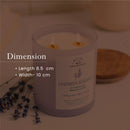 Beeswax Scented Candle | Lavender Bergamot | 300 g