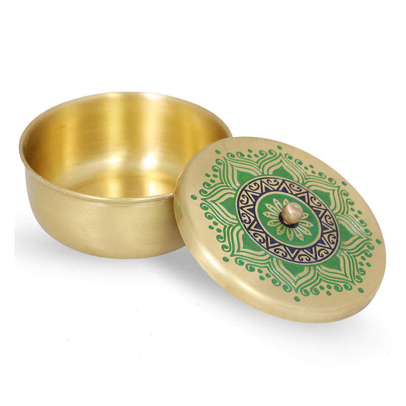 Brass Nuts Bowl | Green