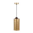 Hanging Lamp | Iron & Wooden Pendants Lights | Gold