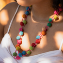 Crochet Beaded Neckpiece | Multicolour