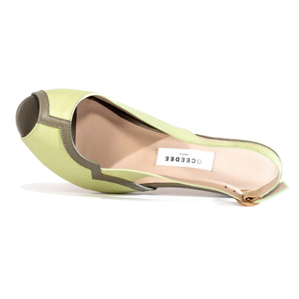 Stiletto Heels for Women | Ethically Sourced Leather | Sage Green & Olive