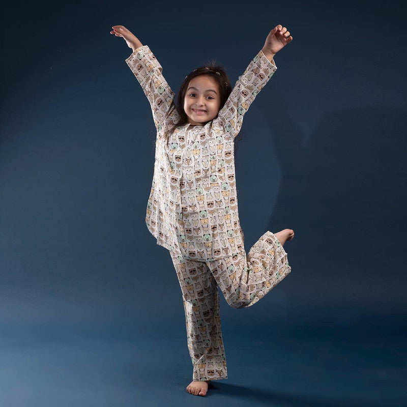 Cotton Night Suit for Kids | Unisex