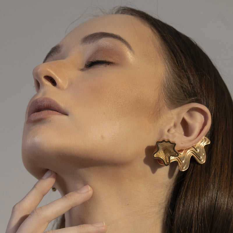 Brass Ear-Cuffs | Gold Plated