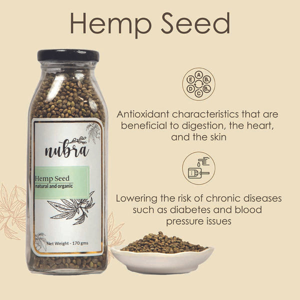 Hemp Seeds | Anti Oxidant | 170 g