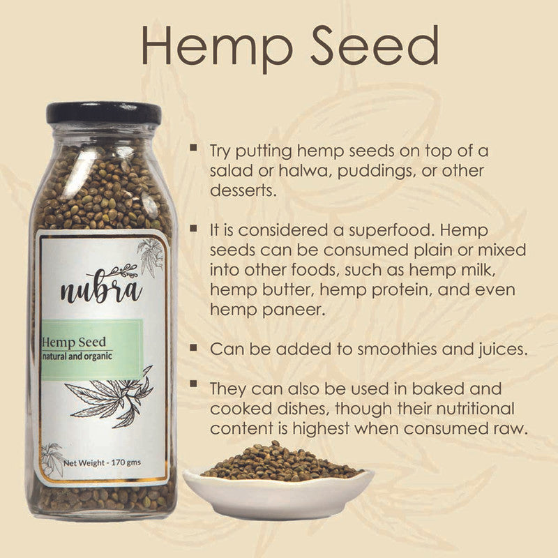 Hemp Seeds | Anti Oxidant | 170 g