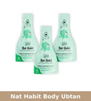 Nat Habit Body Ubtan | Skin Polishing & Brightening | 80 g | Pack of 3