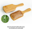 Bamboo Brush | Wooden Paddle Brush | For Hair | Brown