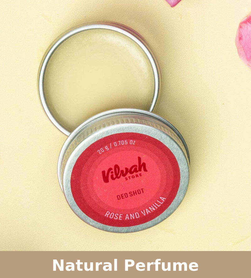 Natural Perfume | Deo Shot | Rose & Vanilla | 20 g