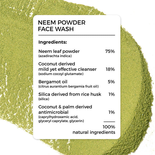 Neem Powder Face Wash | Acne-Prone Skin | 30 g