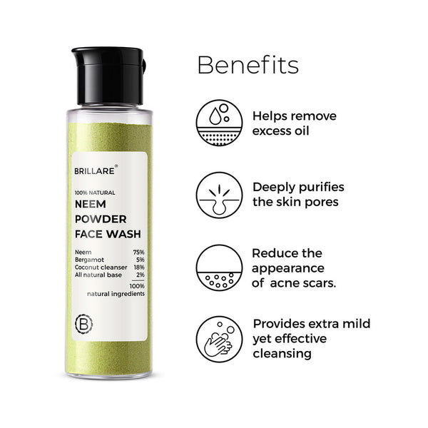 Neem Powder Face Wash | Acne-Prone Skin | 30 g