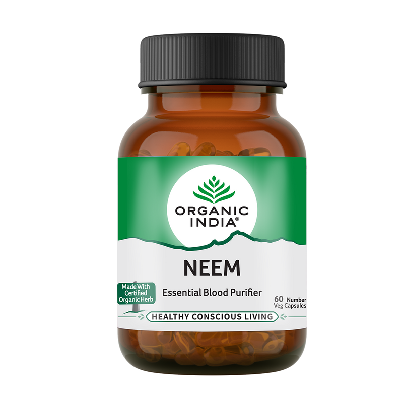 Organic India Neem Capsules | Natural Blood Purifier | 60 Capsules