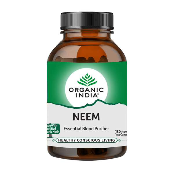 Organic India | Ayurvedic Neem | Blood Purifier | 180 Capsules