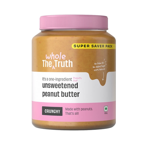 Peanut Butter | Crunchy I Unsweetened I 925g