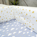 Baby Cot Bumper | Organic Cotton |  White