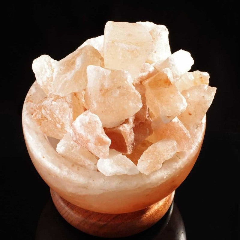 Himalayan Salt Lamp | Fire Bowl | Orange