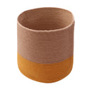 Jute Basket | Dual Tone | Yellow