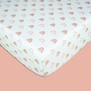 Organic Cotton Baby Cot Sheet | Fitted | Pink