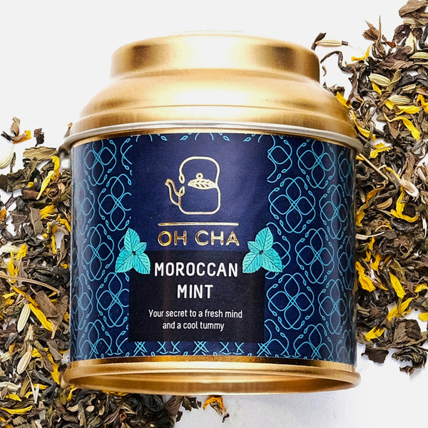 Green Tea | Moroccan Mint | Natural Whole Leaf | 35 g