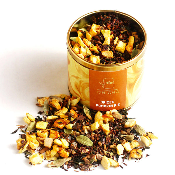 Spiced Pumpkin Pie Tea | Whole Leaf Green Tea | 35 g