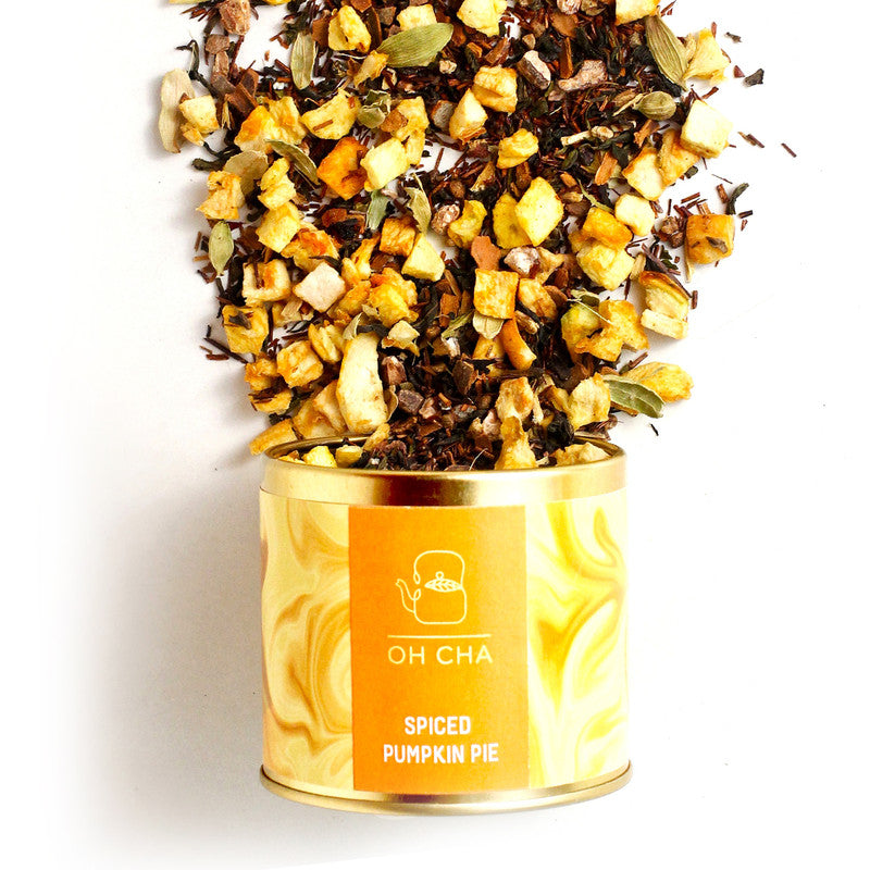 Spiced Pumpkin Pie Tea | Whole Leaf Green Tea | 35 g