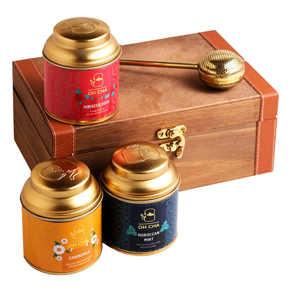 Tea Wooden Gift Box | | Perfect Gift for all Occasions | Set of 3