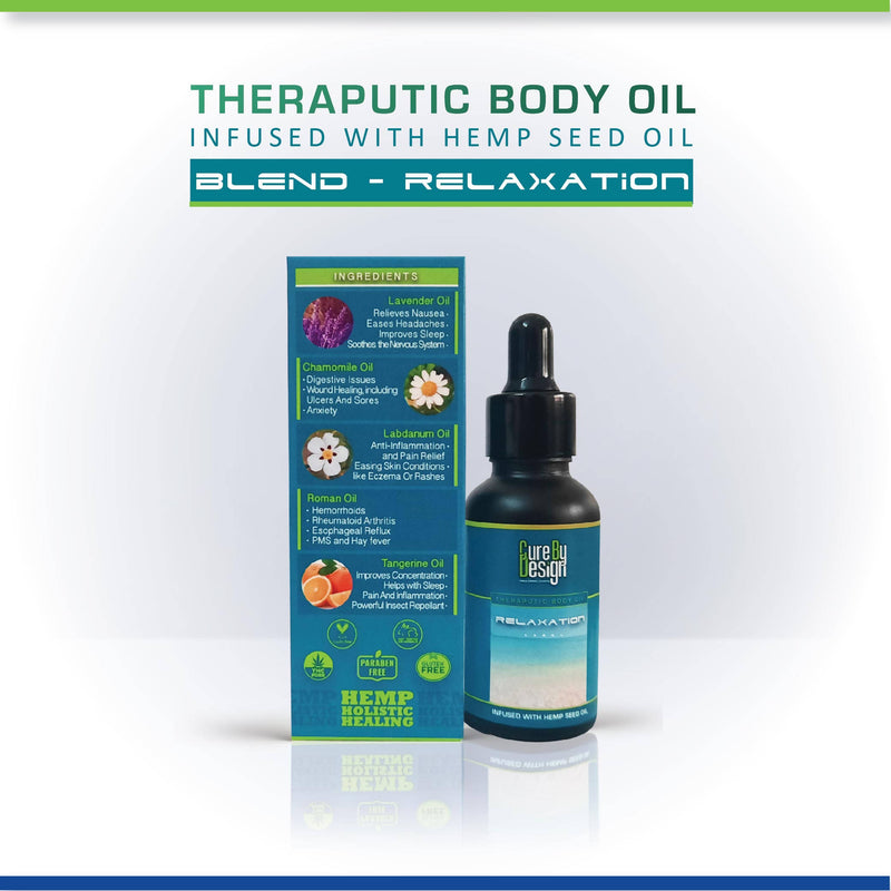 Therapeutic Essentials Oils | Mind Relaxation | 30 ml