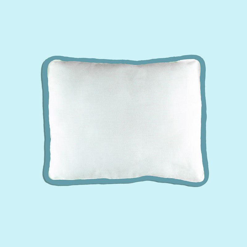 Organic Cotton Baby Pillow & Bolsters | Blue | Set of 3