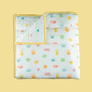 Organic Cotton Cozy Baby Quilt | Yellow