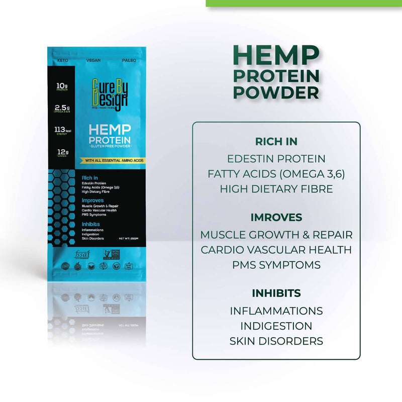 Gluten Free Hemp Protein | 25 g | Pack of 2