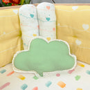 Organic Cotton Baby Cushion | Yellow