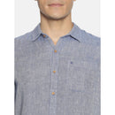 Pure Hemp Slim Fit Casual Shirt | Blue