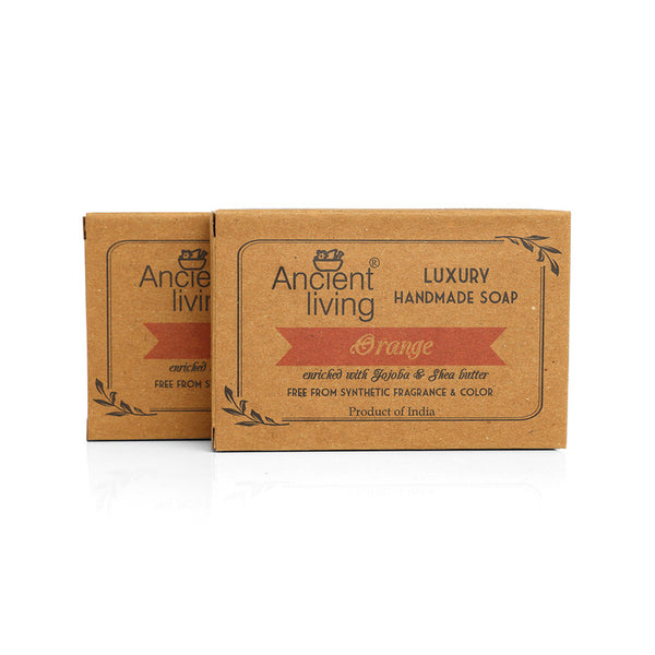 Orange Luxury Soap | 100 g | Pack of 3