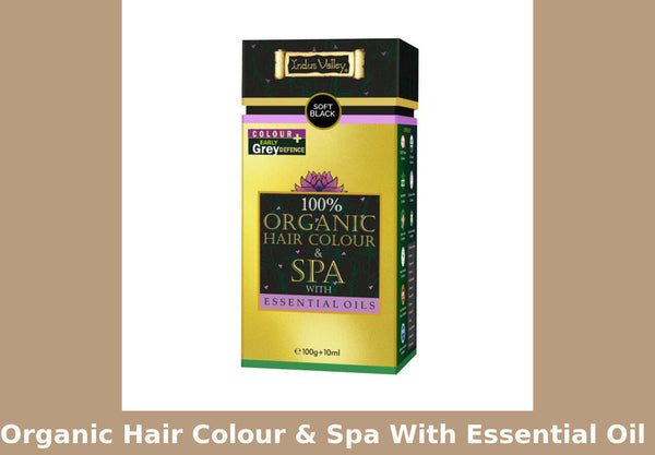 Organic Hair Colour & Spa With Essential Oil | Soft Black