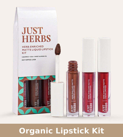 Organic Lipstick Set | Dark Lip Colors | Matte Finish | Set of 3