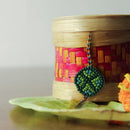 Cotton Thread Chandramalika with Bamboo Box | Golden | Pack of 2