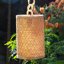 Bamboo Pineapple Lamp | Brown