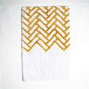 Cotton Doormat | Textured | White & Yellow