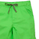 Chartreuse Cotton Shorts for Boys | Green