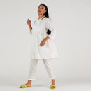 100% Cotton White Relaxed Fit Tunic