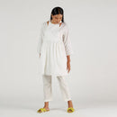 100% Cotton White Relaxed Fit Tunic