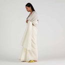 Festive Wear | Handloom Cotton Saree | White