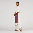 Festive Wear | Handloom Cotton Saree | White
