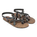 Cork Flat Sandals for Men | Slingback | Waterproof | Black.