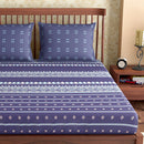 Cotton Bedsheet Set | Navy