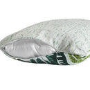 Cotton Cushion Covers | White & Green | Set of 2