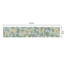 Cotton Table Runner | Printed | Green | 180x33 cm